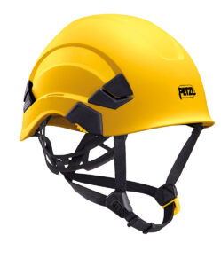casco amarillo de petzl