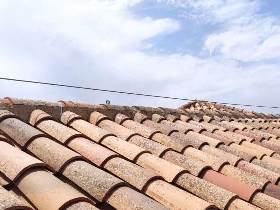 linea de vida zois en un tejado